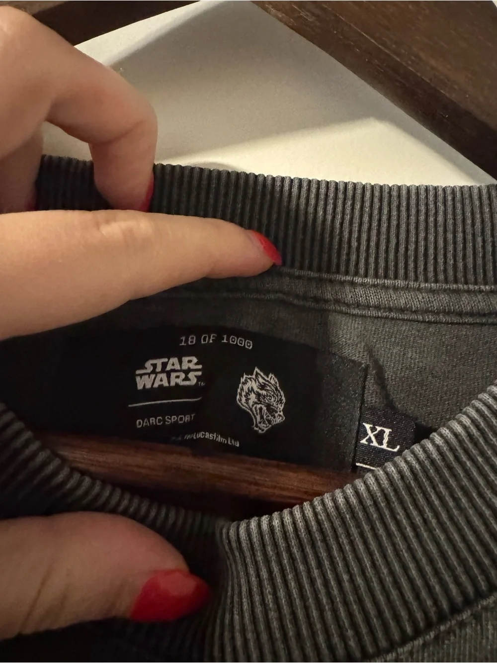 Darc Sport Star Wars Collab Black Short Sleeve Graphic Crewneck Tee - Picture 2 of 5